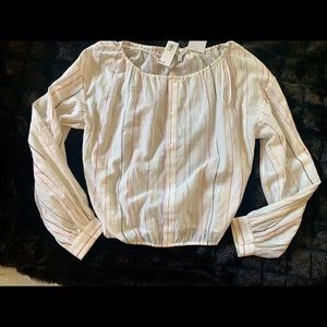 NWT JOIE Gauzey BLouse TOP sz large Nordstrom’s!